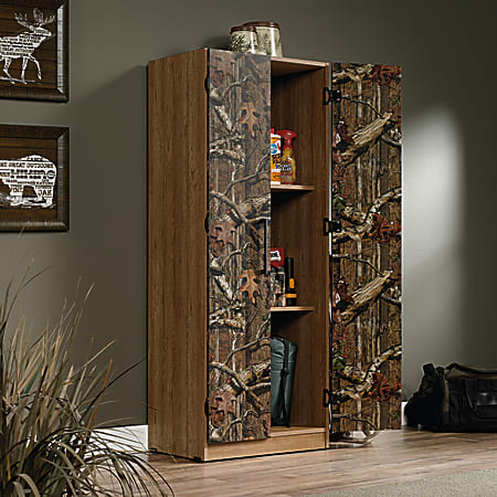 Sauder Flat Creek Collection Engineered Wood Hunting Storage
