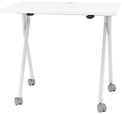 Boss Office Products 36"W Flip-Top Folding Training Table,