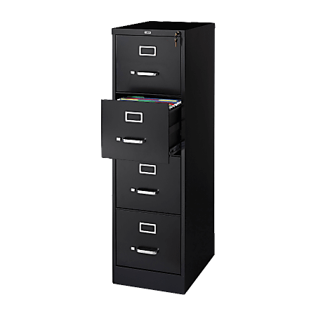 Lorell® Fortress 22"D Vertical 4-Drawer Letter-Size File