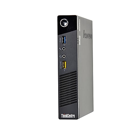 Lenovo® ThinkCentre M73-Tiny Refurbished Desktop PC, Intel® Core™ i5, 8GB Memory, 256GB Solid State Drive, Windows® 10, J1-M73MA01