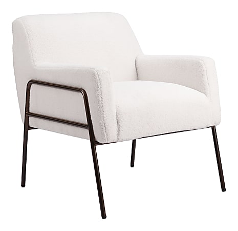 Zuo Charleston Accent Chair, Cream