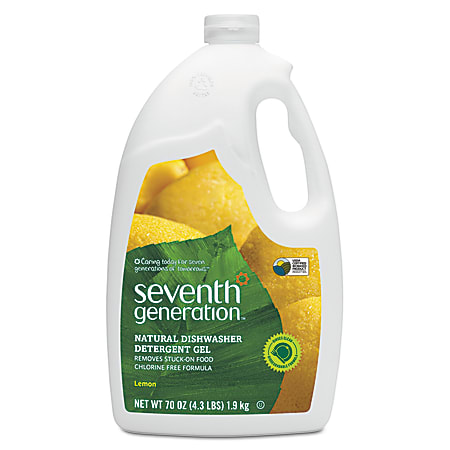 Seventh Generation™ Natural Automatic Dishwasher Gel, Lemon Scent, 70 Oz Bottle