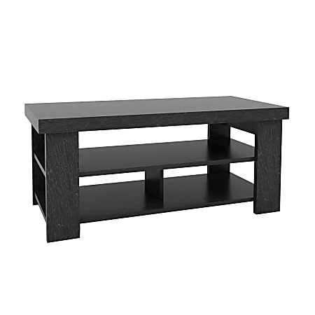 Ameriwood™ Home Hollow Core Coffee Table, Rectangle, Black Ebony Ash