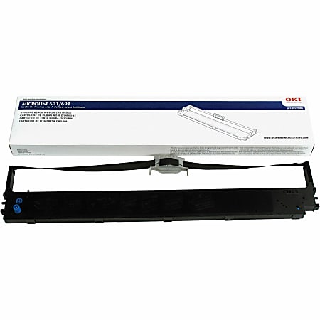 Oki Ribbon Cartridge - Dot Matrix - 3 Million Characters - Black - 1 Each