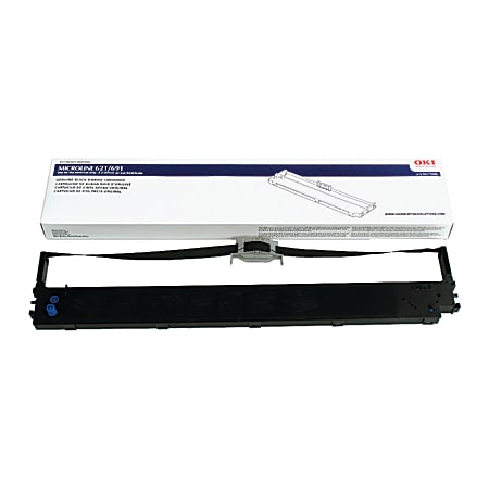 Oki Ribbon Cartridge - Dot Matrix - 13 Million Characters - Black - 1 Each