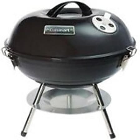 Cuisinart CCG-190 Charcoal Grill - 1 Sq. ft. Cooking Area - Portable - Outdoor - Black