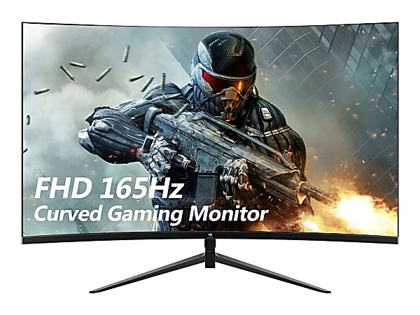 Z-edge UG24 - LED monitor - curved - 24" - 1920 x 1080 Full HD (1080p) @ 165 Hz - 1 ms - HDMI, DisplayPort - black