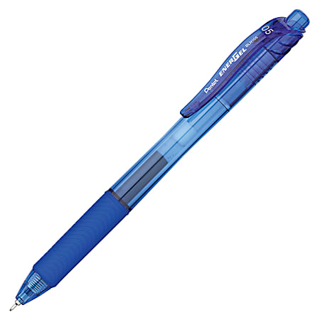Pentel EnerGel X Retractable Liquid Gel Pens Fine Point 0.5 mm