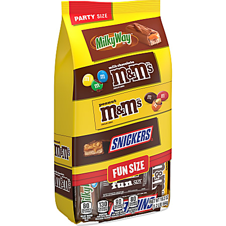 Mars M Ms Snickers Milky Way Fun Size Chocolate Candy