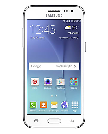 Samsung Galaxy J2 Cell Phone, White, PSN100751