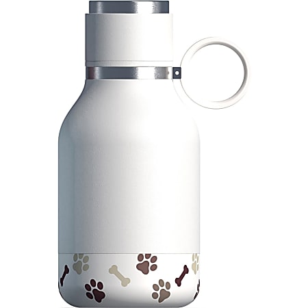 asobu 33-Ounce Dog Bowl Bottle (White) - 1.03