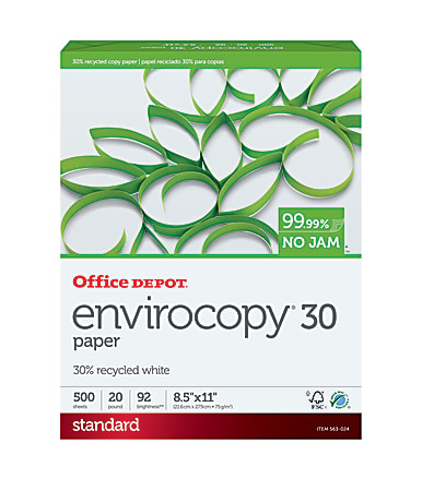 Office Depot EnviroCopy 30 Paper 500 Sheets - Office Depot