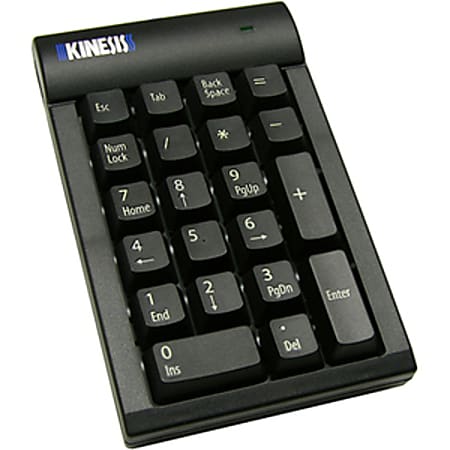 Kinesis Low Force Numeric Ergonomic Keypad For PC, Black