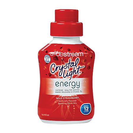 SodaStream™ Crystal Light Drink Mix, Wild Strawberry Energy Drink, 16.9 Oz