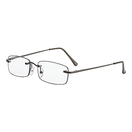 Dr. Dean Edell Beaumont Reading Glasses, +1.75, Gunmetal