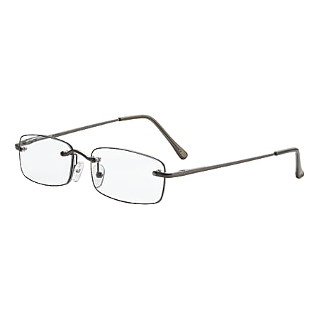 Dr. Dean Edell Beaumont Reading Glasses, +2.00, Gunmetal