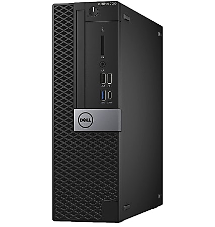 Dell™ Optiplex 7050 Refurbished Desktop, Intel® Core™ i7, 16GB Memory, 256GB Solid State Drive, Windows® 10, RF610749