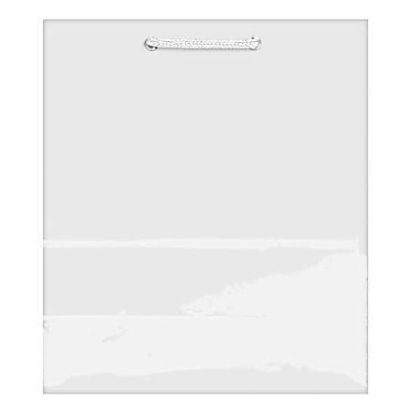 Amscan Glossy Paper Gift Bags, XL, White, Pack Of 4 Bags