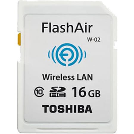 Toshiba FlashAir 16 GB Class 10 SDHC - 5 Year Warranty