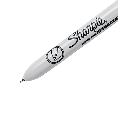 Sharpie Retractable Permanent Markers Ultra Fine Point Red Pack Of 12 ...