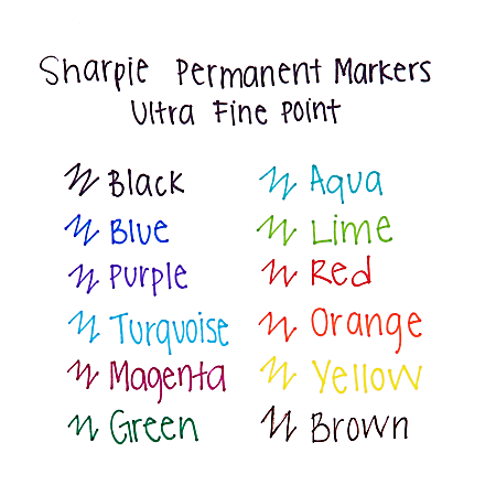 Sharpie Retractable Permanent Markers Ultra Fine Point Black Pack Of 3  Markers - Office Depot