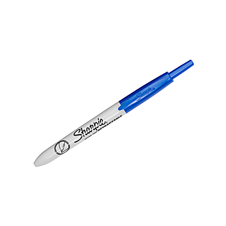 Sharpie Retractable Permanent Markers Ultra Fine Point Blue Pack