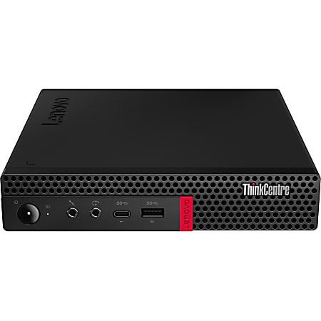Lenovo ThinkCentre M630e 10YM0034US Desktop Computer - Intel Core i3 8th Gen i3-8145U 2.10 GHz - 8 GB RAM DDR4 SDRAM - 256 GB SSD - Tiny - Black - Windows 10 Pro 64-bit - English (US) Keyboard