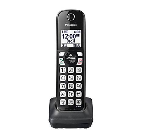 Panasonic® DECT 6.0 Cordless Expansion Handset For Select Panasonic Expandable Phone Systems, KX-TGDA51M