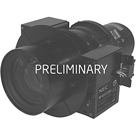 NEC NP-9LS12ZM1 - Zoom lens - 18.6 mm - 26.7 mm - f/2.5 - for NEC NC1100L, NC900C, NP-PH1202HL, PH1202HL