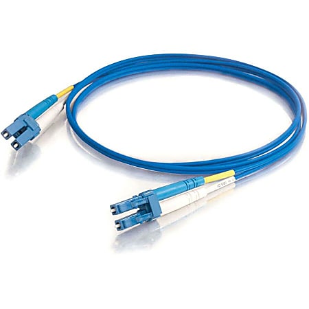 C2G-2m LC-LC 9/125 OS1 Duplex Singlemode PVC Fiber Optic Cable - Blue - 2m LC-LC 9/125 Duplex Single Mode OS2 Fiber Cable - Blue - 6ft