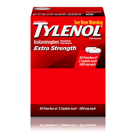 TYLENOL® Extra Strength Caplets, Fever Reducer and Pain