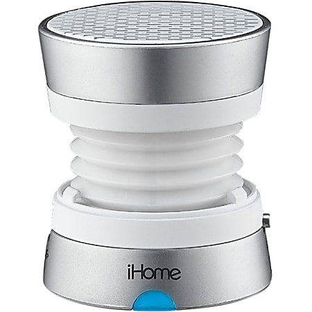 iHome® iM71 Rechargeable Color-Changing Mini Speaker, Silver