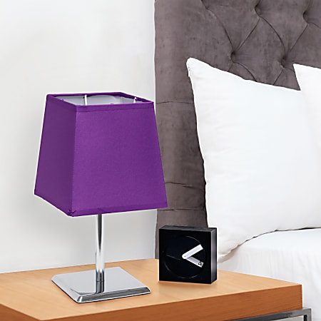 Purple nightstand lamp cheap