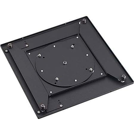 Chief P-Series Rotation Wall Plate Adapter - Black - Mounting component (wall plate, adapter plate) - for flat panel