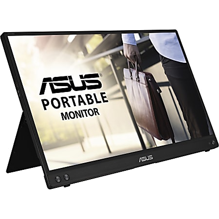 Asus ZenScreen MB16ACV 16" Class LCD Monitor - 16:9 - Silver - 15.6" Viewable - In-plane Switching (IPS) Technology - LED Backlight - 1920 x 1080 - 250 Nit Typical - 5 msGTG - 75 Hz Refresh Rate