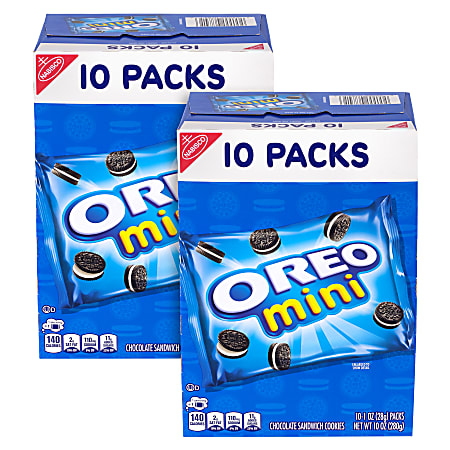 Oreo Mini Cookies, 1 Oz, Total Qty 20