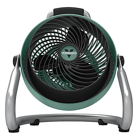 Vornado 293 Heavy-Duty 10-1/4" Blade 3-Speed Large Air Circulator, 17-1/2”H x 16-3/16”W x 15-1/4”D, Green