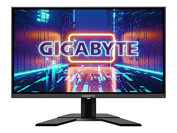 Gigabyte G27Q - LED monitor - gaming - 27" - 2560 x 1440 QHD @ 144 Hz - IPS - 350 cd/m² - 1000:1 - DisplayHDR 400 - 1 ms - 2xHDMI, DisplayPort - speakers
