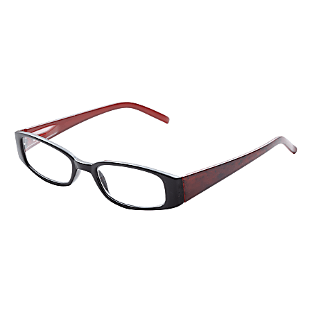Wink® El Monte Reading Glasses, +1.25, Black/Red
