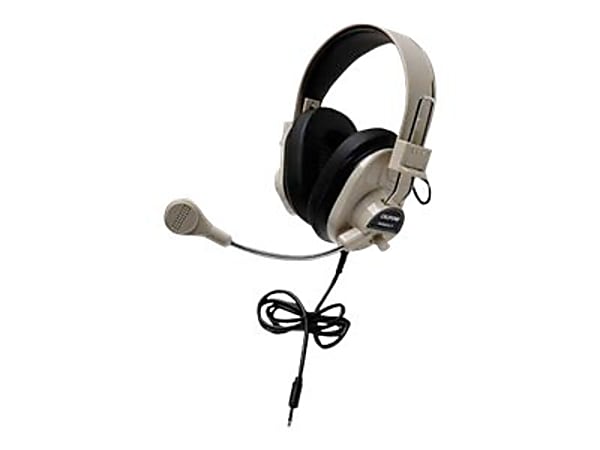 Califone Deluxe 3066AVT - Headset - full size - wired
