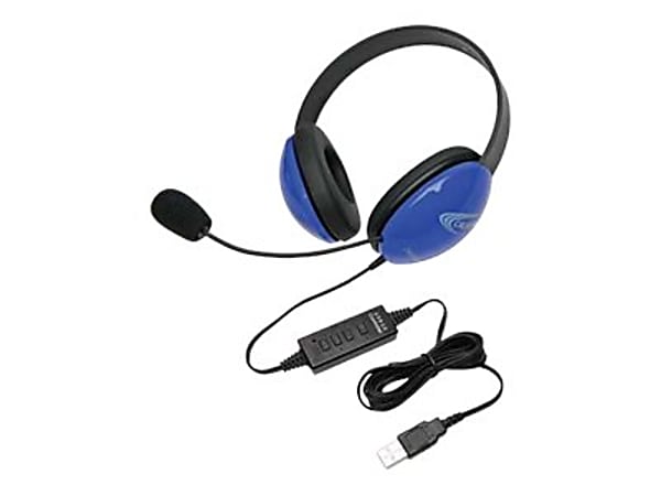 Califone Listening First Series USB Over-The-Head Stereo Headphones