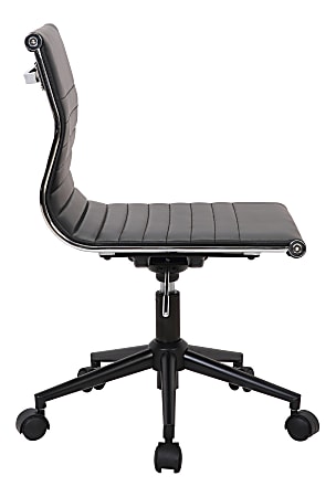 Modern armless office chair sales