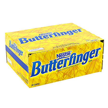 Butterfinger Candy Bars, 1.9 Oz, Pack Of 36