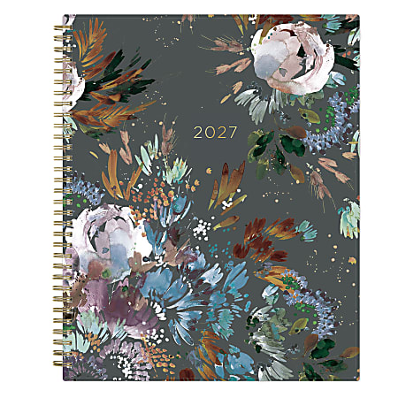 2027 Blue Sky Midnight Garden Weekly/Monthly Planning Calendar, 8.5x11, 0%, PP, Jan–Dec, RY27