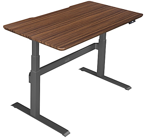 VARIDESK ProDesk Electric Height-Adjustable Desk, 60"W, Darkwood