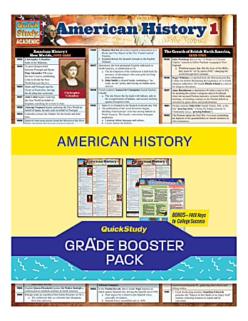 QuickStudy Grade Booster Pack, American History