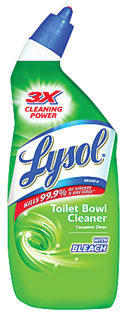Lysol® Toilet Bowl Cleaner With Bleach, 24 Oz Bottle