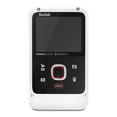 Kodak® PlayFull Waterproof Video Camera, White