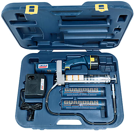 Lincoln Industrial PowerLuber® Battery-Operated Grease Gun, With Hose, 1/8" NPT(F)