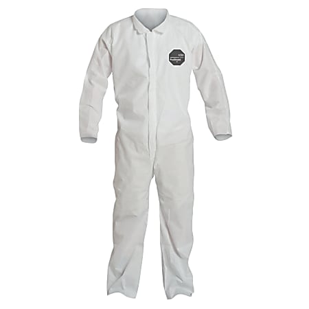 DuPont™ Proshield 10 Coveralls With Open Wrists And Ankles, XXL, White, Pack Of 25